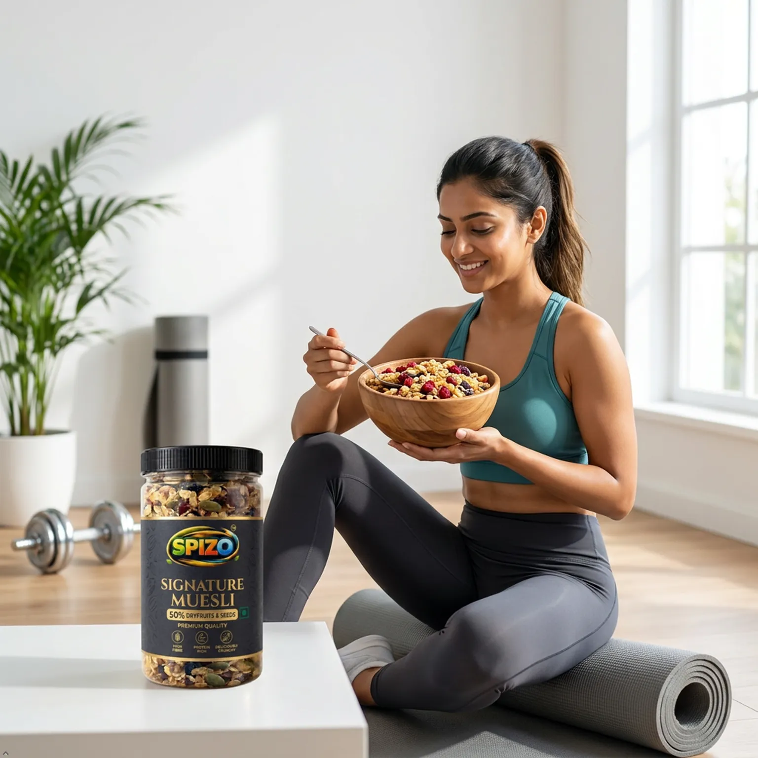 SPIZO Rose jaggery delight muesli
